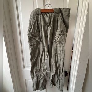 Green cargo pants